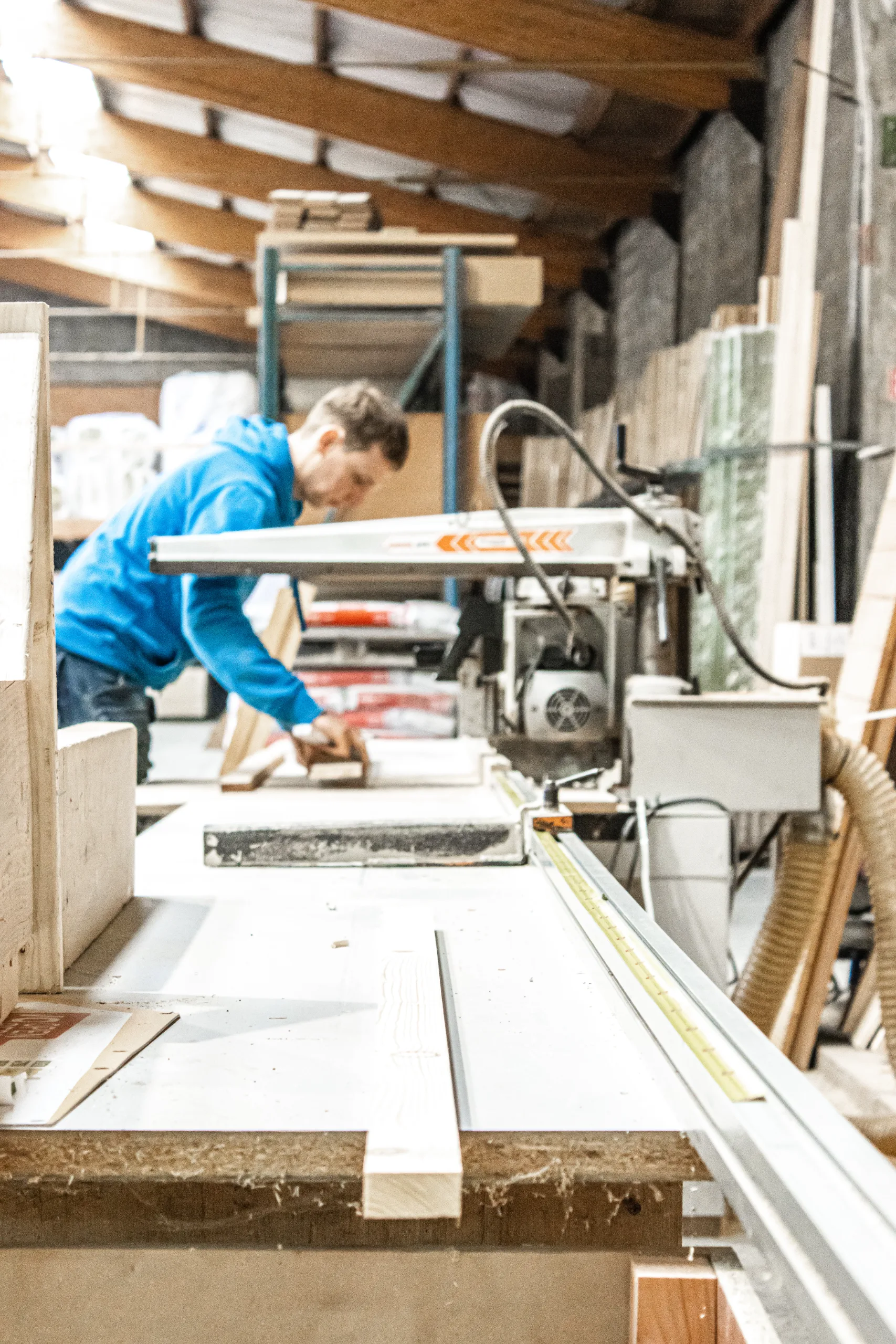 Eigen zaagafdeling - hout gratis op maat verzaagd